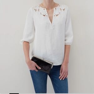 HOBO INTERNATIONAL black Leather Lauren Clutch-Wallet